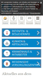 Mobile Screenshot of krankenhaus-doberan.de
